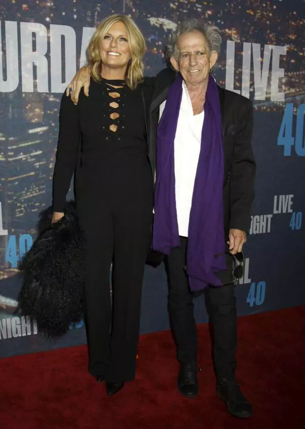 Keith Richards si Patti Hansen