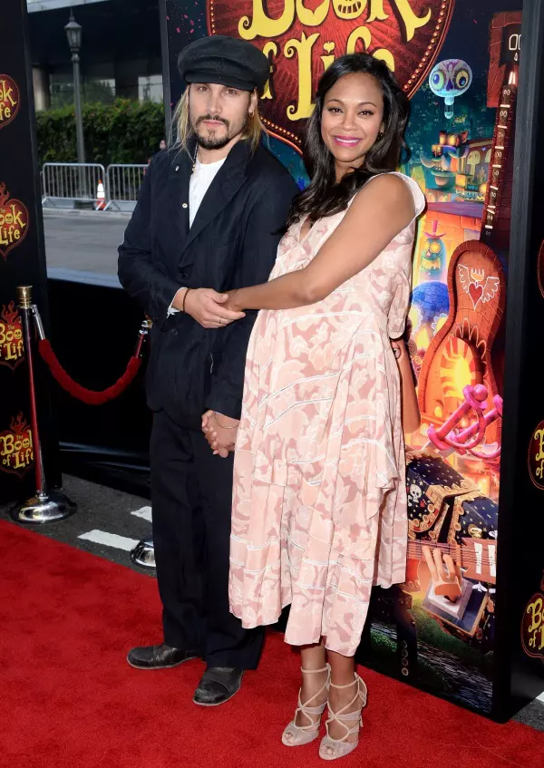 Zoe Saldana si Marco Perego