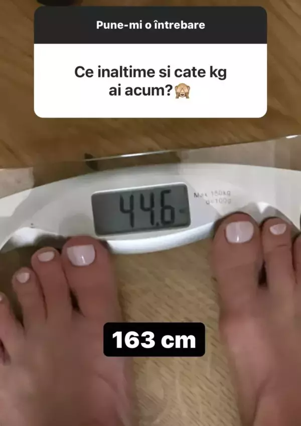 Roxana Vancea kilograme