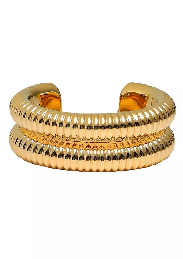 Brățară din alamă, Lanvin, 2.514,73 lei, www.yoox.com