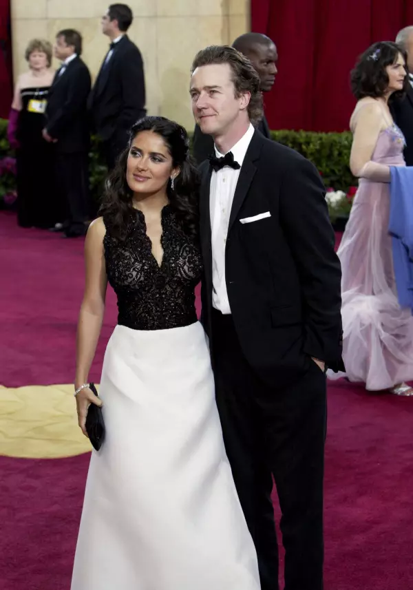 Edward Norton şi Salma Hayek