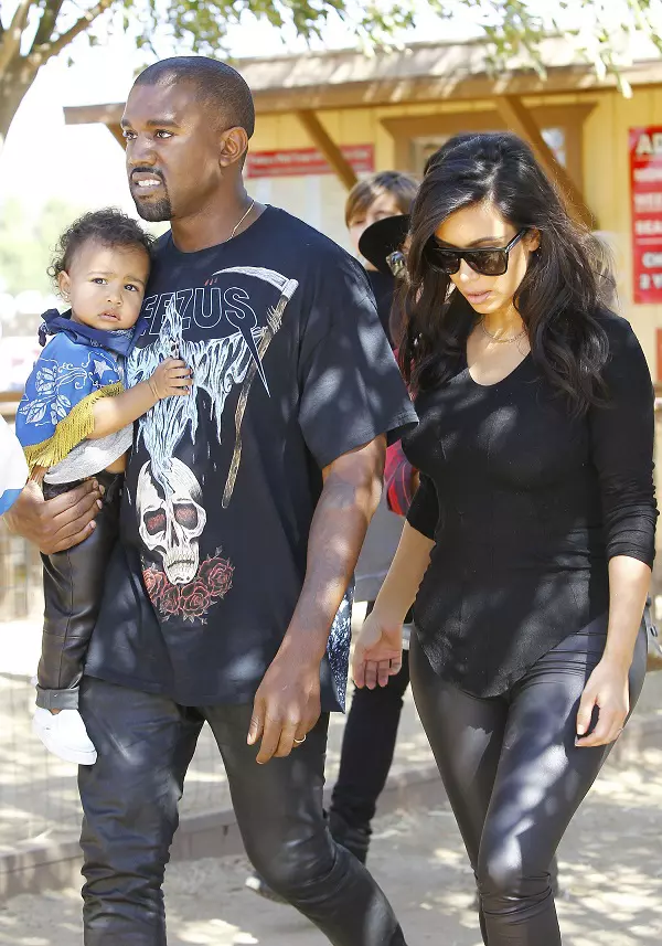 Kim Kardashian, Kanye West și North