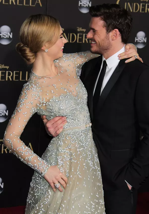 Lily James si Richard Madeen