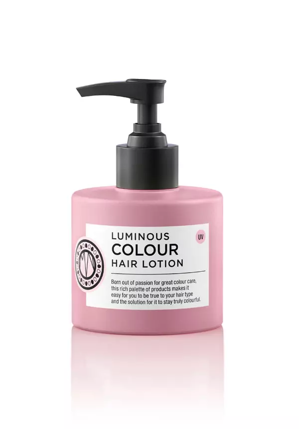 Loțiune cu protecție termică pentru menținerea culorii părului Luminous Colour Hair Lotion, Maria Nila, 124 lei (disponibilă pe xpertbeauty.ro)