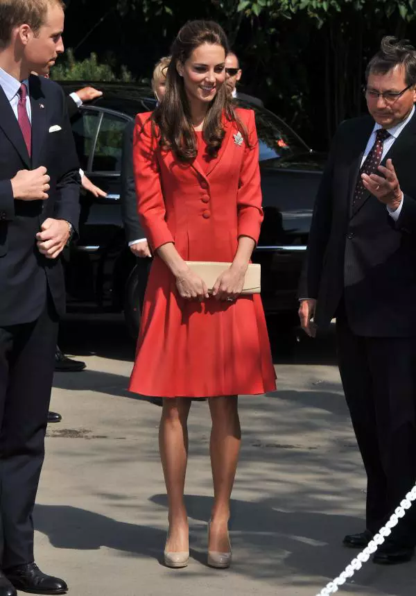 Kate in 2011, in Canada