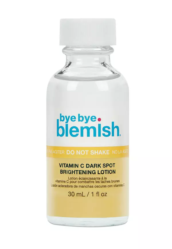 Loțiune contra hiperpigmentărilor post-acnee Vitamin C Dark Spot Brightening Lotion, bye bye. Blemish, 49 lei (disponibilă pe xpertbeauty.ro)