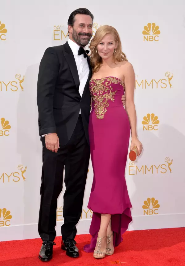 Jon Hamm si Jennifer Westfeld