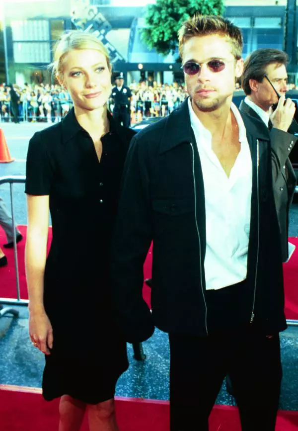 Gwyneth Paltrow şi Brad Pitt