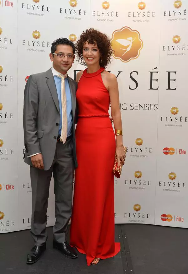 Cristina Balan (Elysee) si Satish Patel (Amouage)