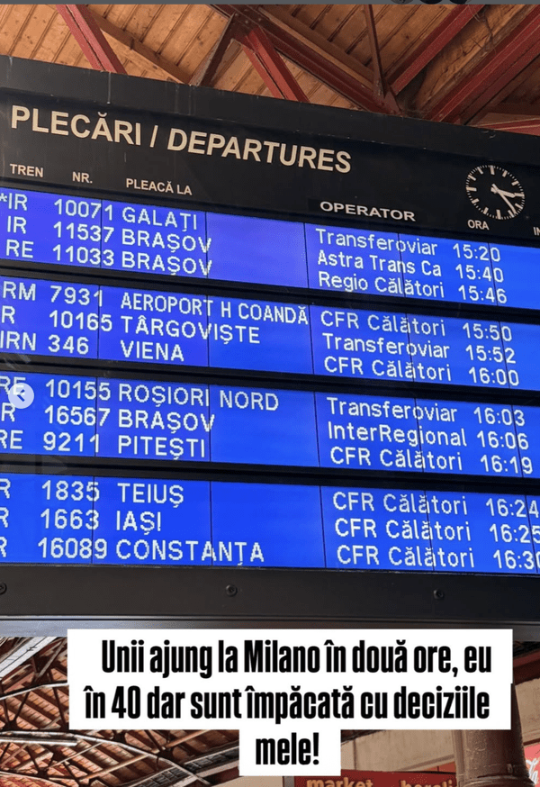Anca Serea a plecat în vacanță