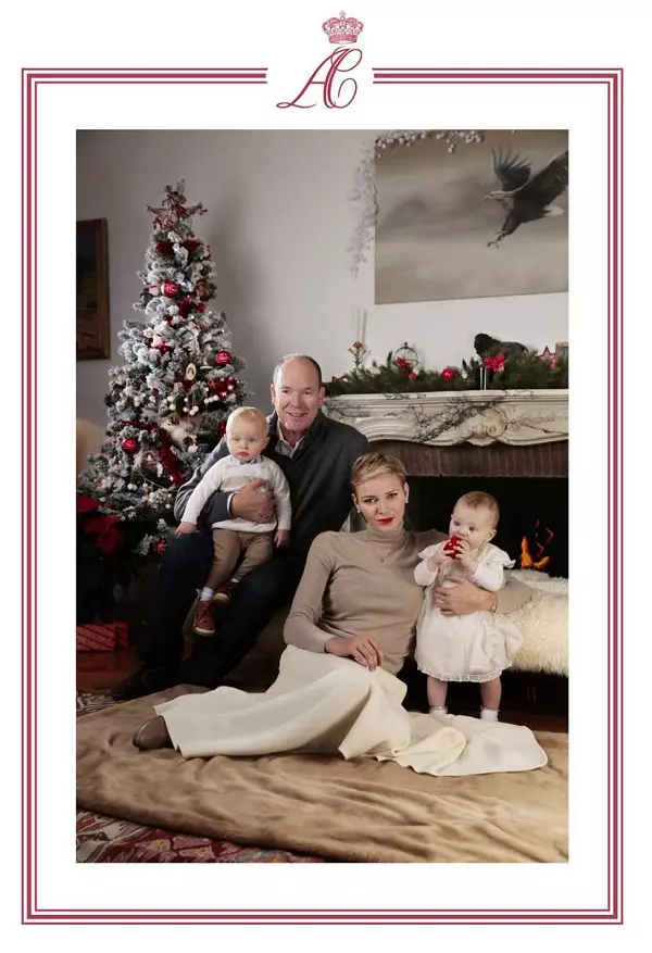 Printul Albert al II-lea de Monaco, Printesa Charlene, alaturi de Jacques si Gabrielle