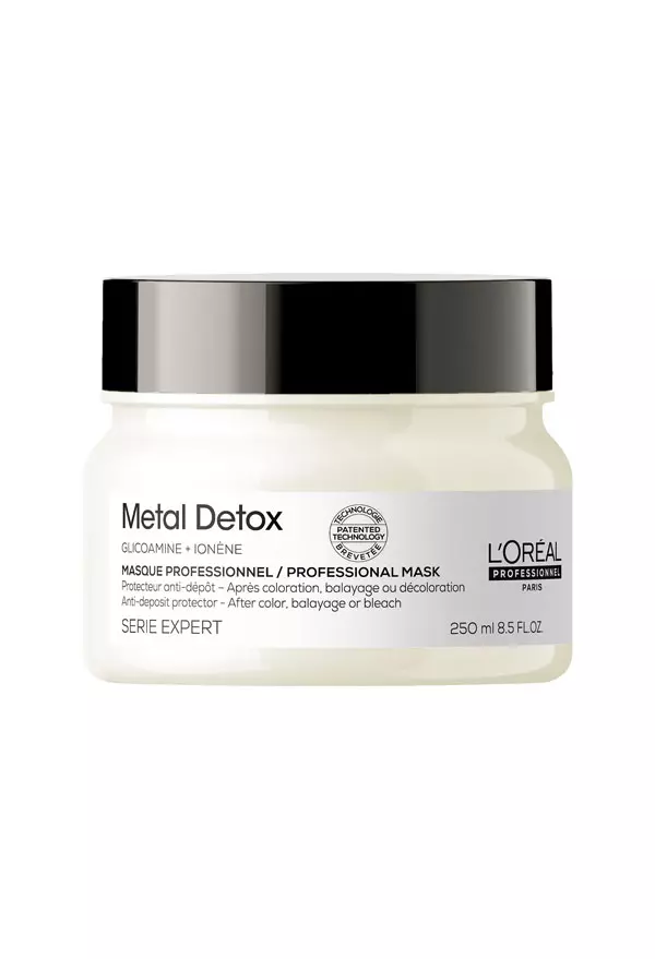 Mască de păr cu sistem de protecție anti-depunere metale Serie Expert Metal Detox, L’Oréal Professionnel Paris, 137 lei