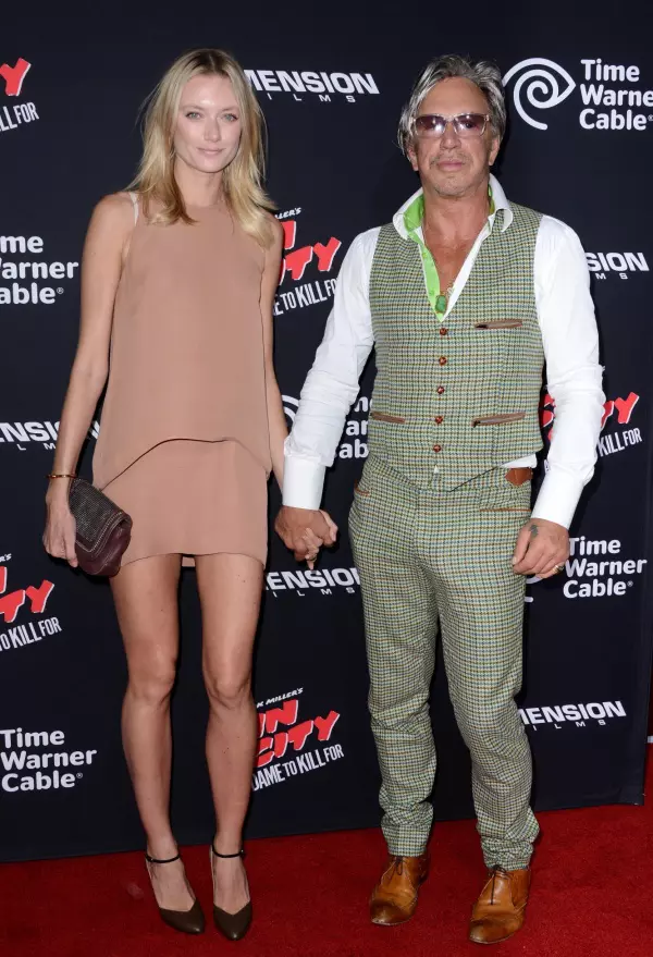 Anastassija Makarenko si Mickey Rourke