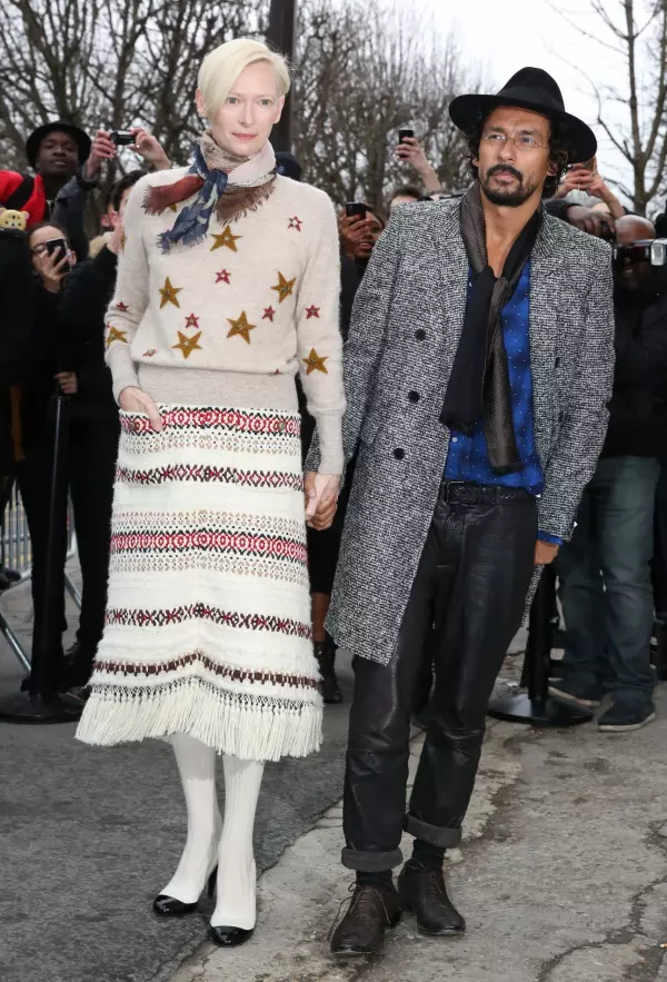 Tilda Swinton si Haider Ackermann