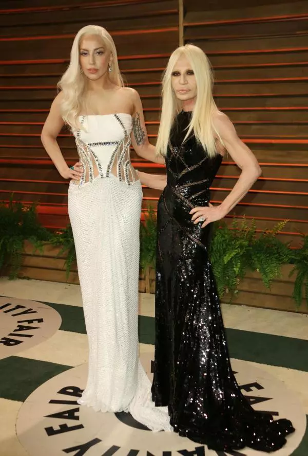 Lady Gaga si Donatella Versace