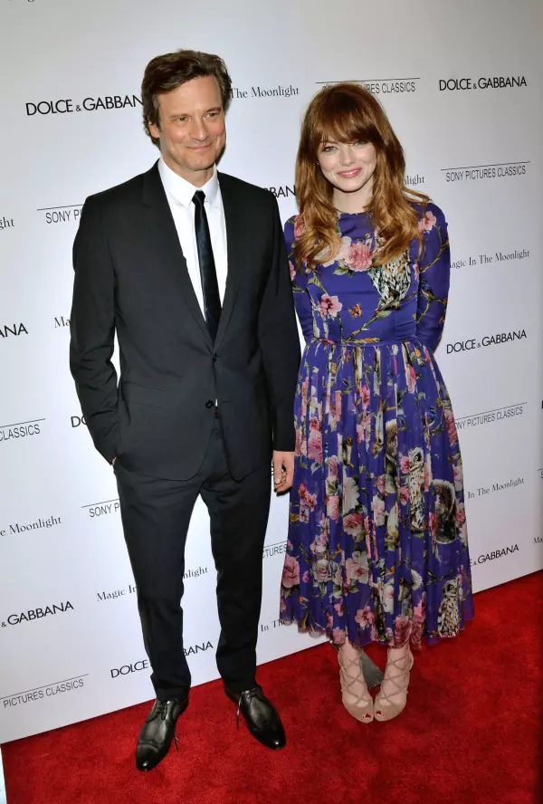 Emma Stone si Colin Firth la premiera filmului "Magic in the Moonlight"