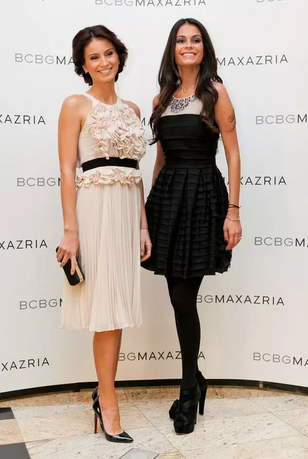 Geanina Ilies - rochie BCBG Max Azria, pantofi lac Christian Louboutin, clutch Valentino