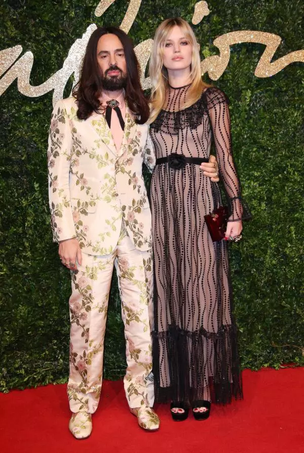 Alessandro Michele si Georgia May Jagger