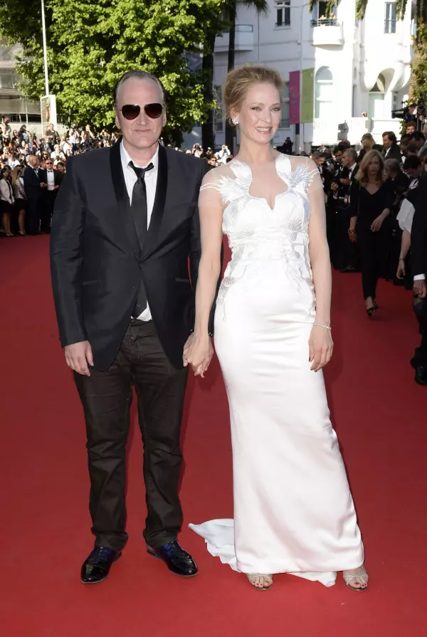 Uma Thurman si Quentin Tarantino - Ceremonia de inchidere a Festivalului de film de la Cannes 