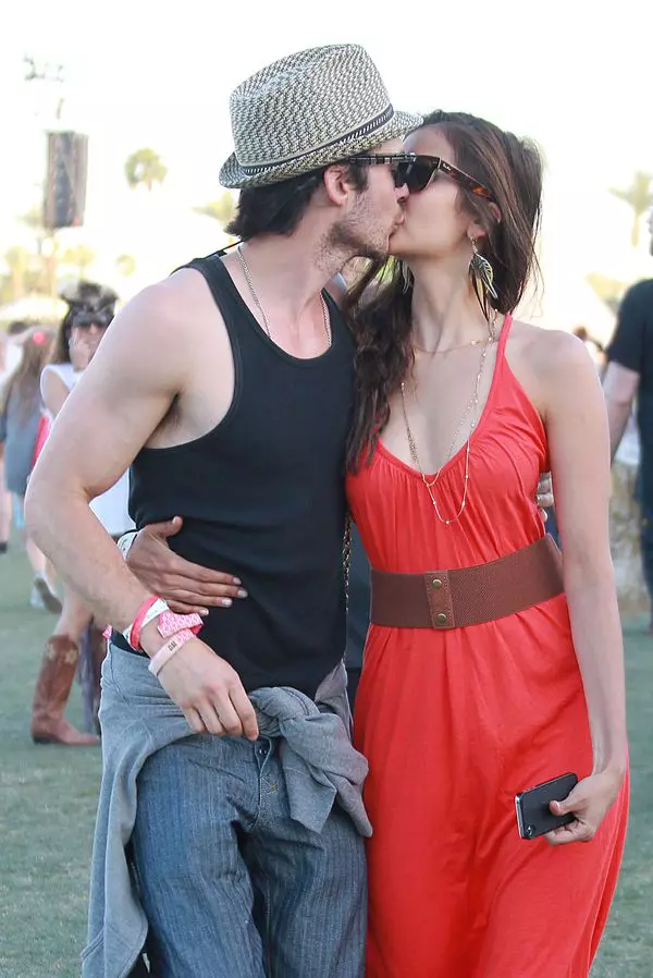 Ian Somerhalder si Nina Dobrev 2012