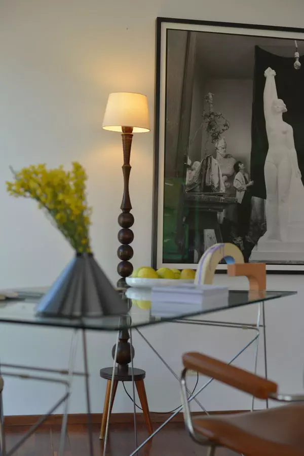 Birou retros - lampă Teodor Graur - obiect ceramic UAU - vază vintage - lucrare subREAL