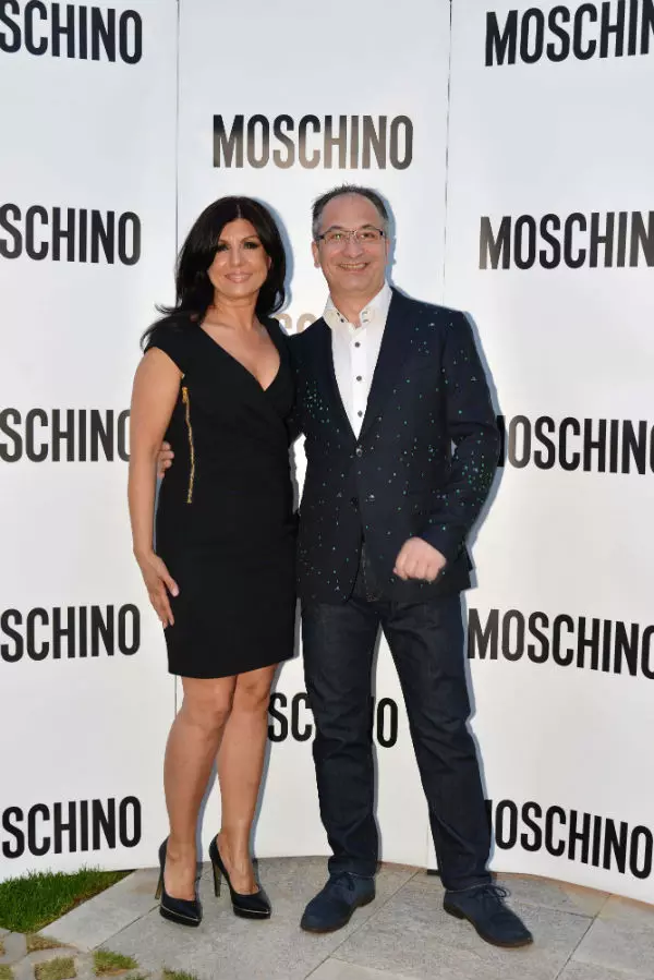 Carmen Seitan si Cristian Gretcu (tinuta Moschino)