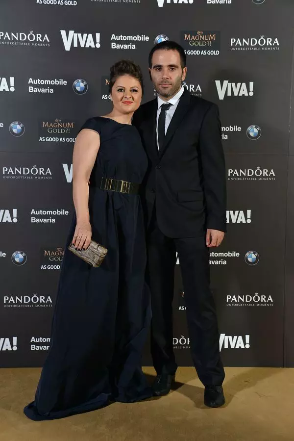 Luana Danet (rochie Rhea Costa) si Silviu Danet