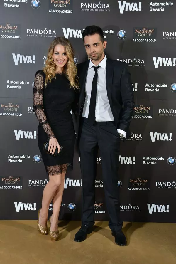 Mihai Gruia si sotia lui, Laura