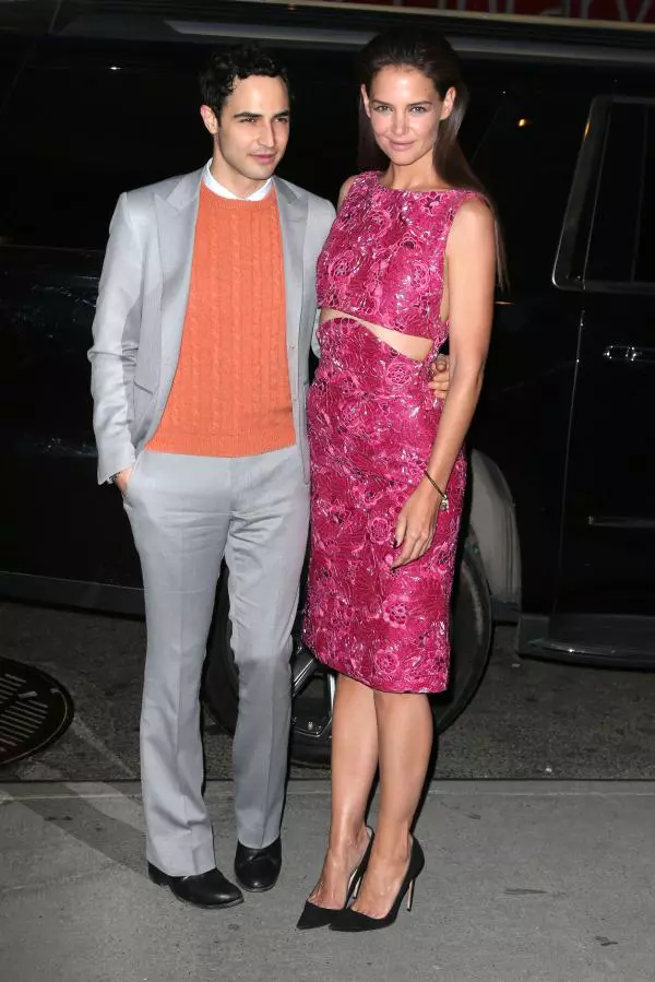 Katie Holmes si Zac Posen