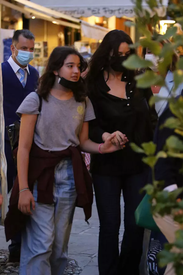 Monica Bellucci si Leonie, fiica ei cea mica