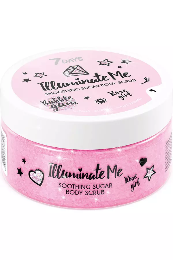 Scrub de corp Illuminate Me Rose Girl, 7 Days, 49 lei (disponibil pe xpertbeauty.ro)