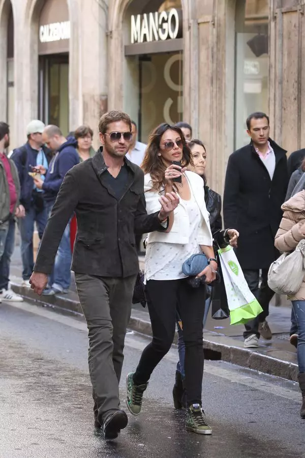Gerard Butler si Madalina Ghenea la  Roma
