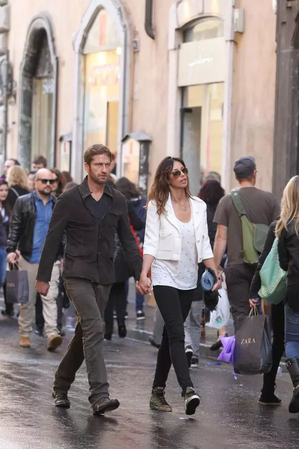 Gerard Butler si Madalina Ghenea la  Roma