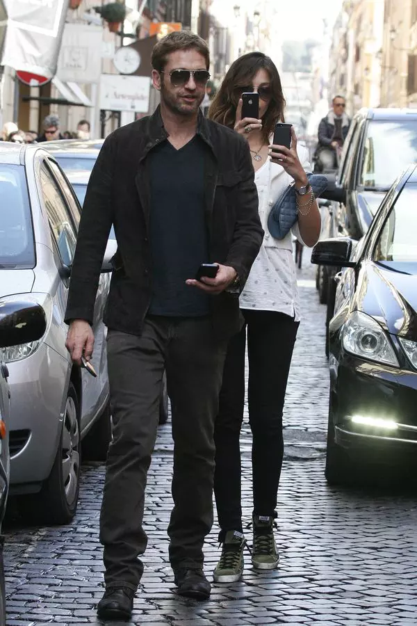 Gerard Butler si Madalina Ghenea la  Roma