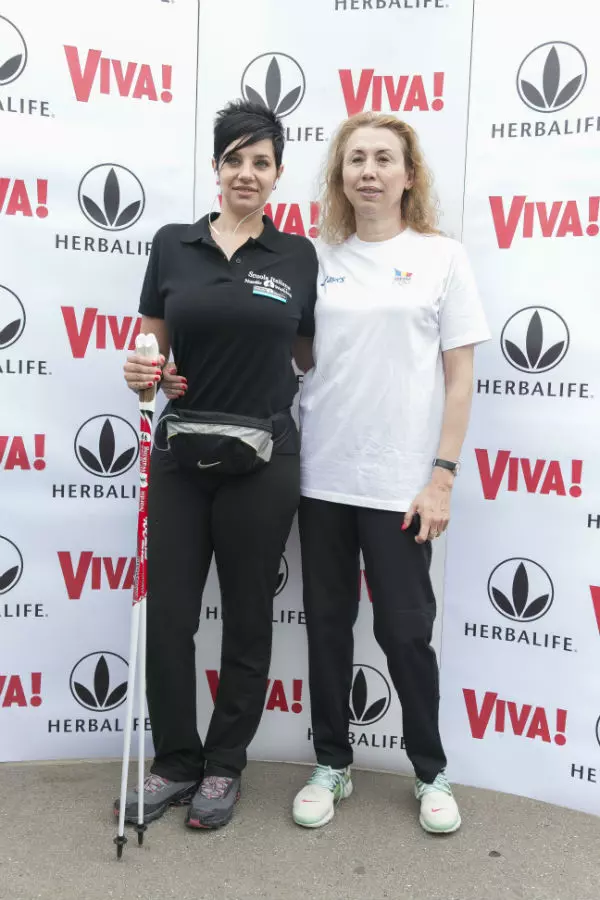 Barbara Lombardi (ELLE) si atleta Violeta Beclea-Szekely