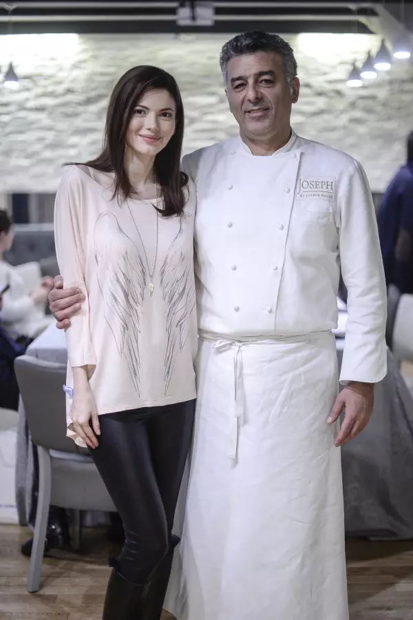 Anca Lungu si Chef Joseph Hadad