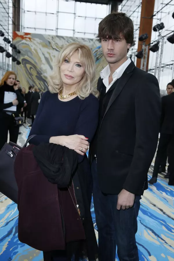 Amanda Lear si prietenul ei, Anthony Hornez