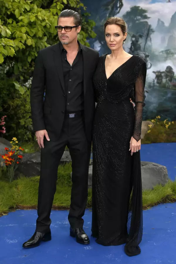 Brad Pitt si Angelina Jolie 