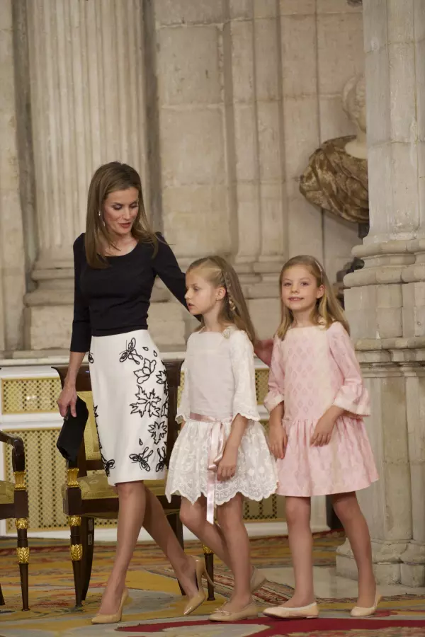 Regina Letizia si printesele Leonor si Sofia