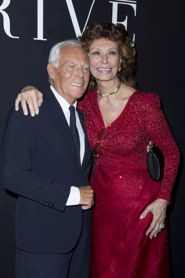 Giorgio Armani si Sophia Loren