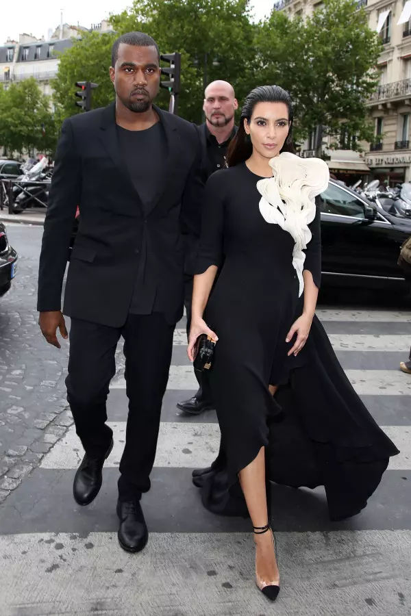 Kim Kardashian si Kanye West