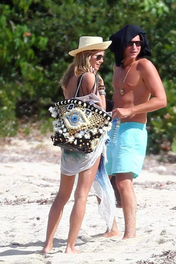 Heidi Klum si Vito Schnabel in St. Barts