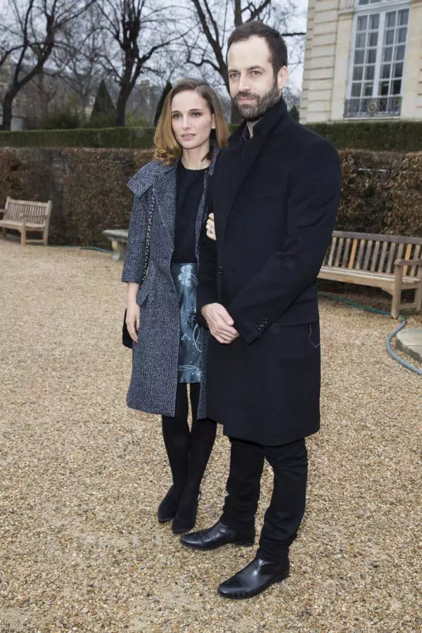 Natalie Portman si Benjamin Millepied la show-ul Dior