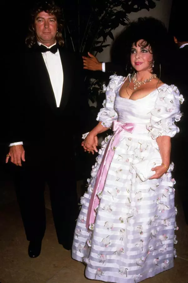 Elizabeth Taylor şi Larry Fortensky