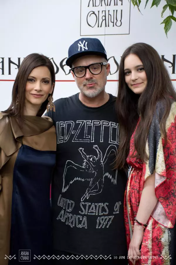 Adrian Oianu alaturi de Andreea Berecleanu si fiica ei, Eva