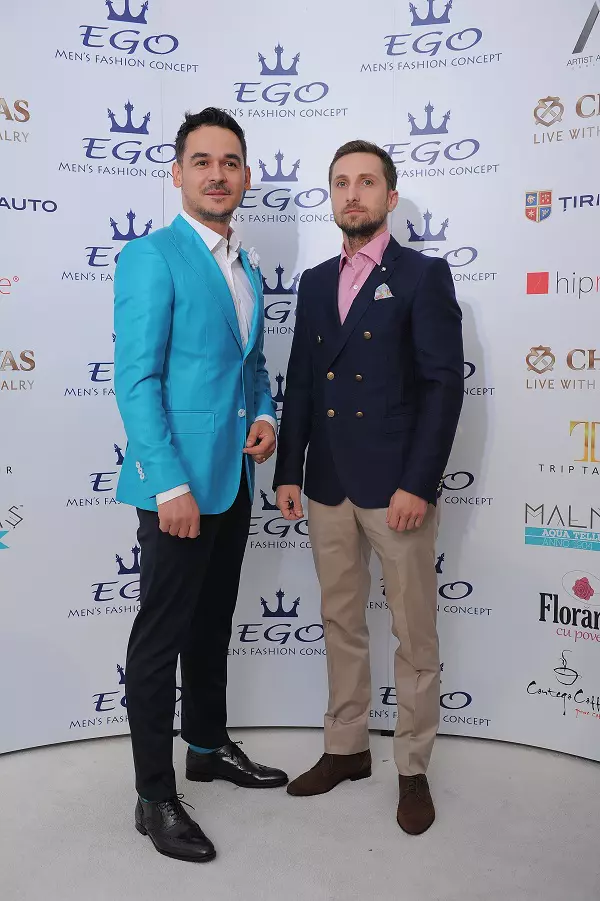 Razvan Simion si Dani Otil (vestimentatii EGO)