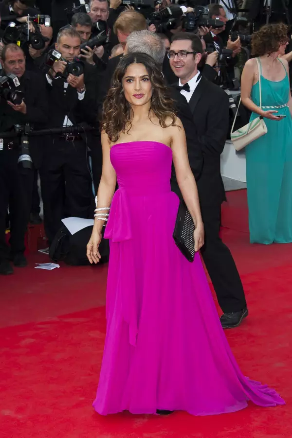 Salma Hayek - Rochie Saint Laurent 