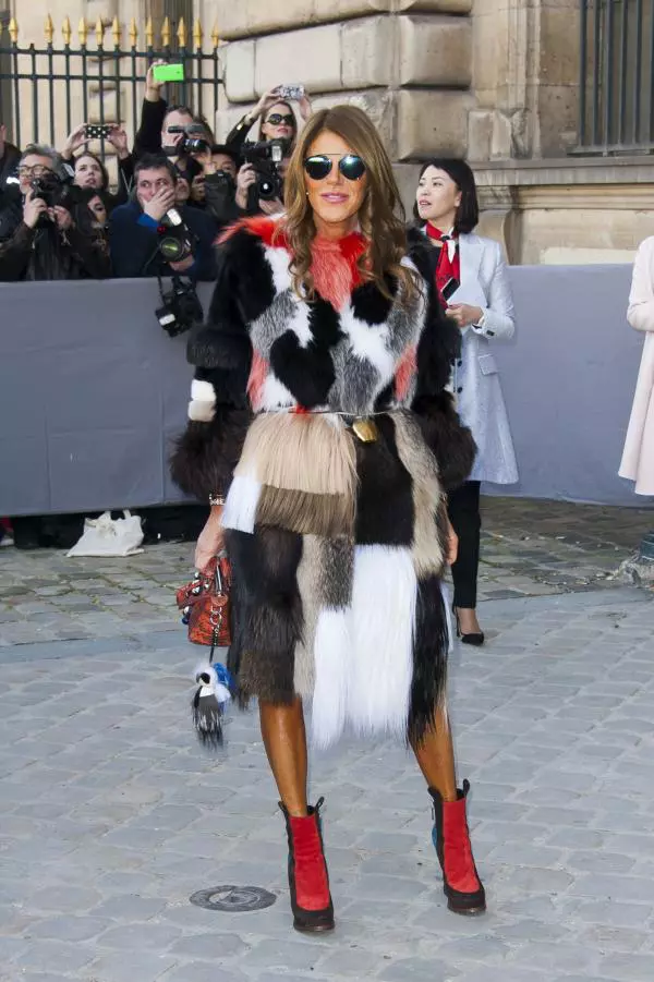 Anna Dello Russo la show-ul Christian Dior