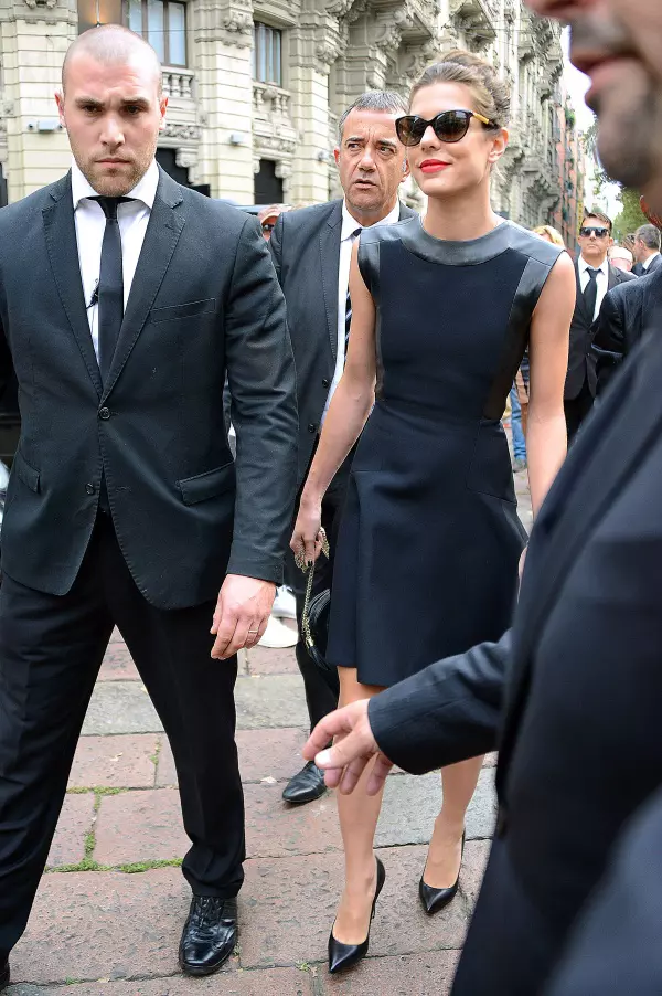 Charlotte Casiraghi la show-ul Gucci de la Săptămâna Modei de la Milano