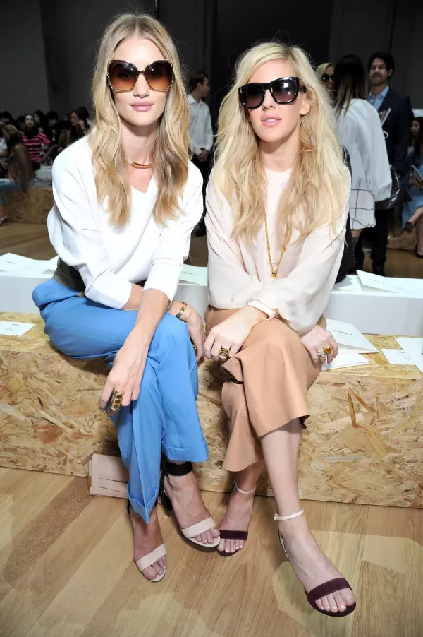 Rosie Huntington-Whiteley si  Ellie Gouding la show-ul Chloe